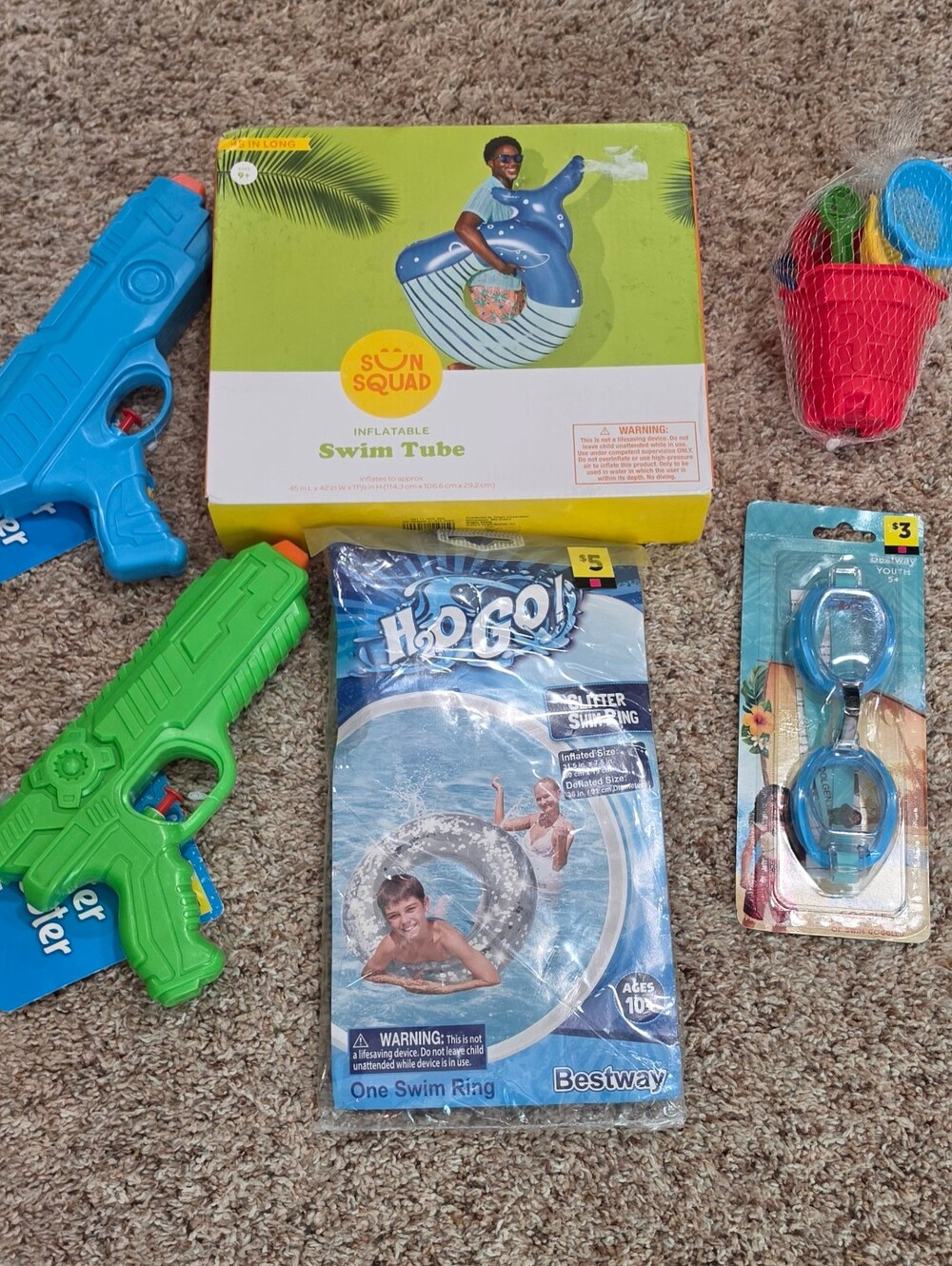 Bundle Ultimate Summer Pool & Beach Fun Lot (6 Items - New!)